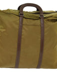 PRD Hand Bag Nylon 2way Brown Auth 74577
