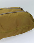 PRD Hand Bag Nylon 2way Brown Auth 74577