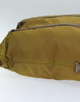 PRD Hand Bag Nylon 2way Brown Auth 74577
