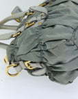 PRD Hand Bag Nylon 2way Green Auth 74635