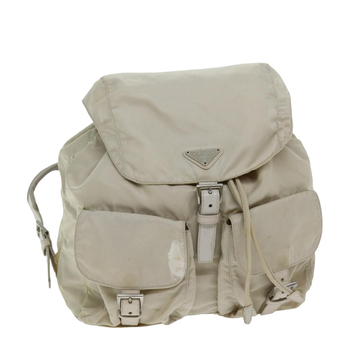 PRD Backpack Nylon Cream Auth 75340