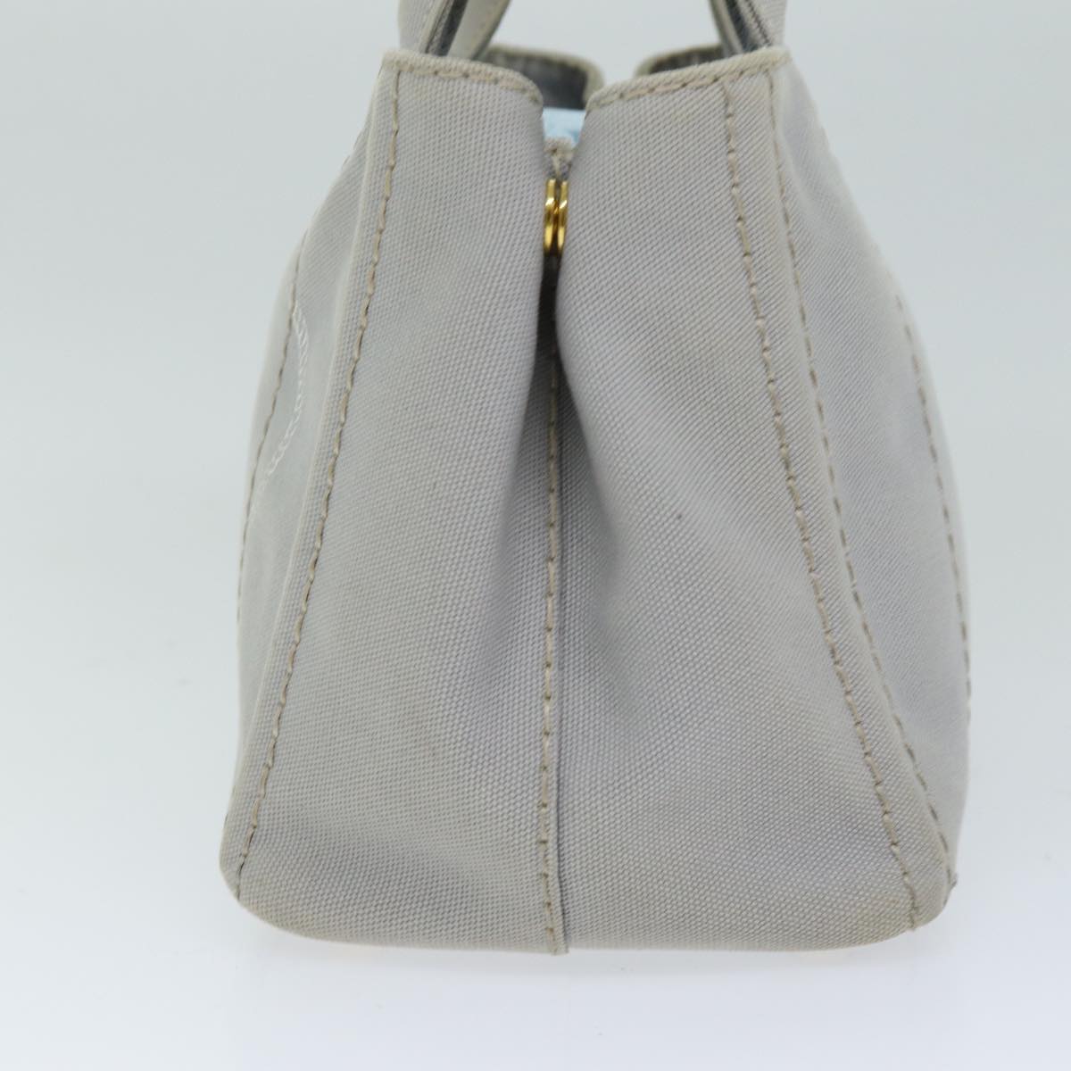 PRD Canapa PM Hand Bag Canvas 2way Gray Auth 75341