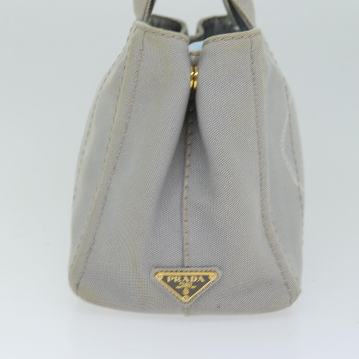 PRD Canapa PM Hand Bag Canvas 2way Gray Auth 75341