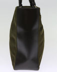 PRD Hand Bag Nylon Khaki Auth 75996