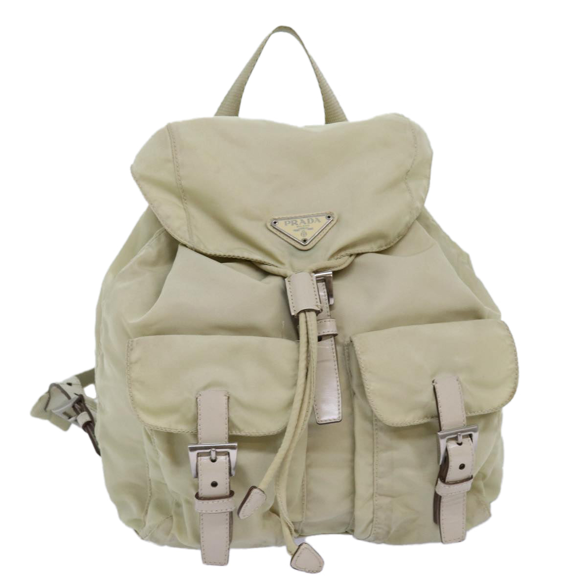 PRD Backpack Nylon Cream Auth 76124