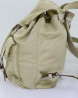 PRD Backpack Nylon Cream Auth 76124