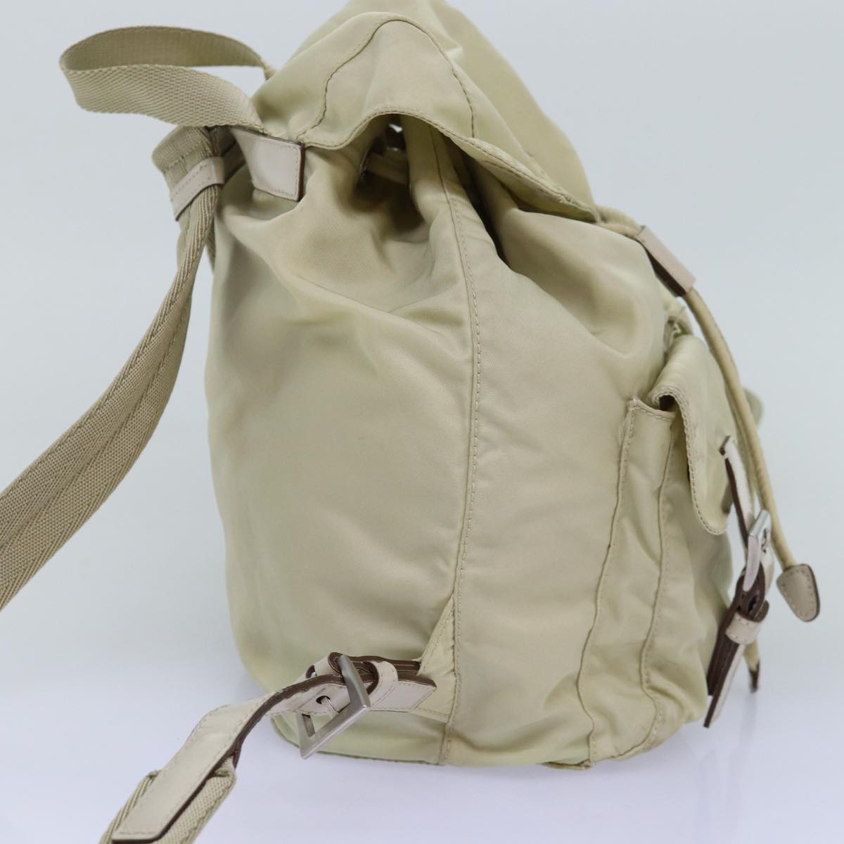 PRD Backpack Nylon Cream Auth 76124