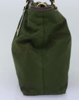 PRD Hand Bag Nylon 2way Khaki Auth 76128