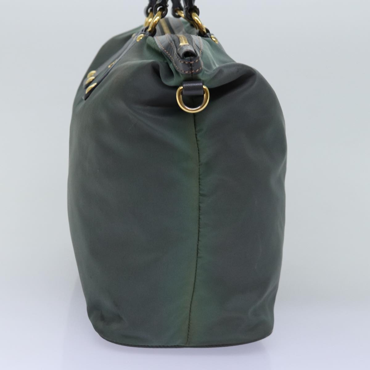 PRD Hand Bag Nylon 2way Green Auth 76129