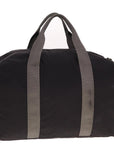 PRD Boston Bag Nylon Black Gray Auth 76178