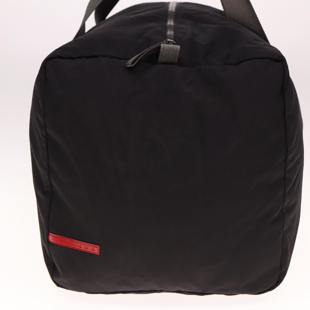PRD Boston Bag Nylon Black Gray Auth 76178