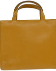 PRD Hand Bag Safiano leather 2way Orange Auth 76420