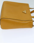 PRD Hand Bag Safiano leather 2way Orange Auth 76420