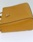 PRD Hand Bag Safiano leather 2way Orange Auth 76420