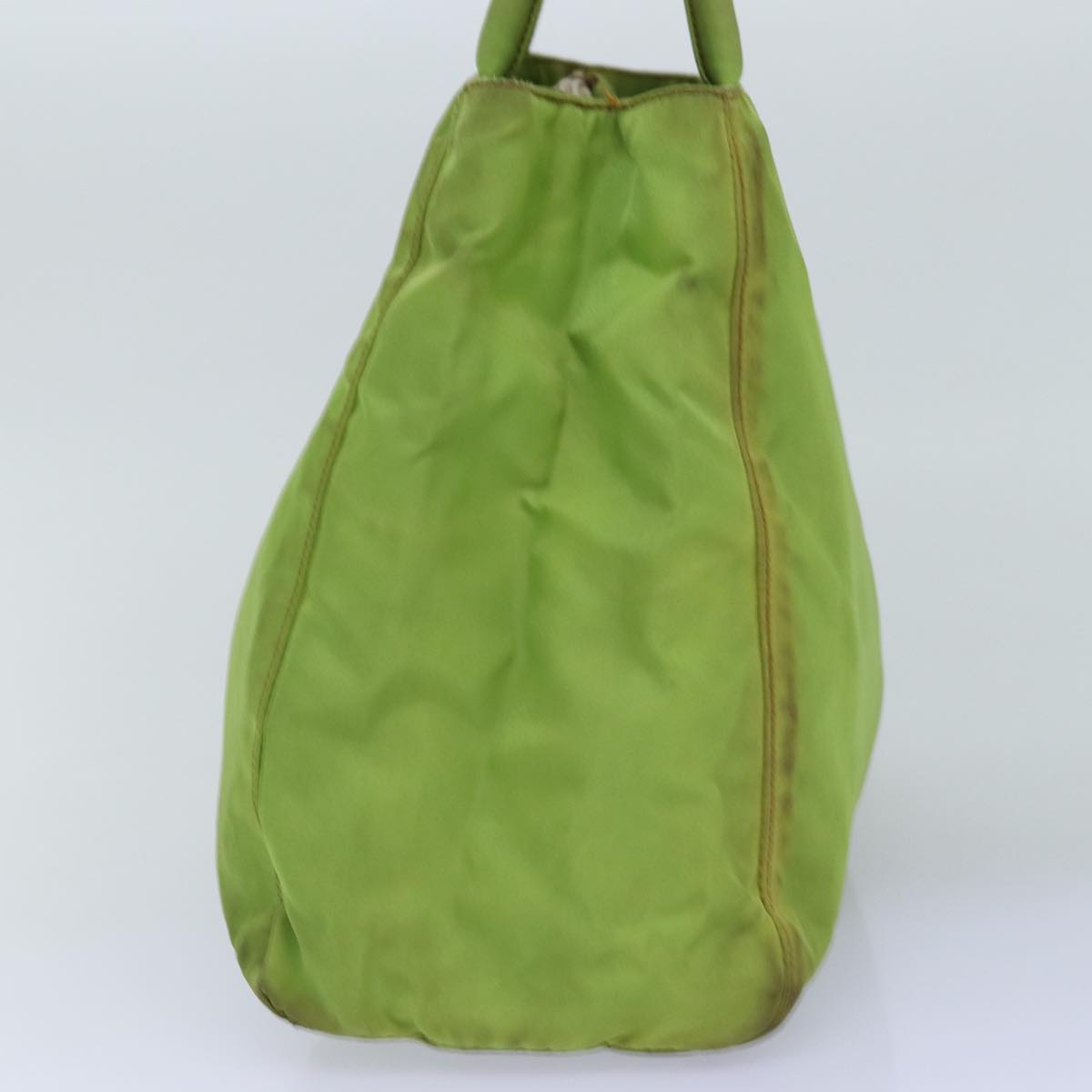 PRD Hand Bag Nylon Green Auth 76574