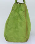 PRD Hand Bag Nylon Green Auth 76574