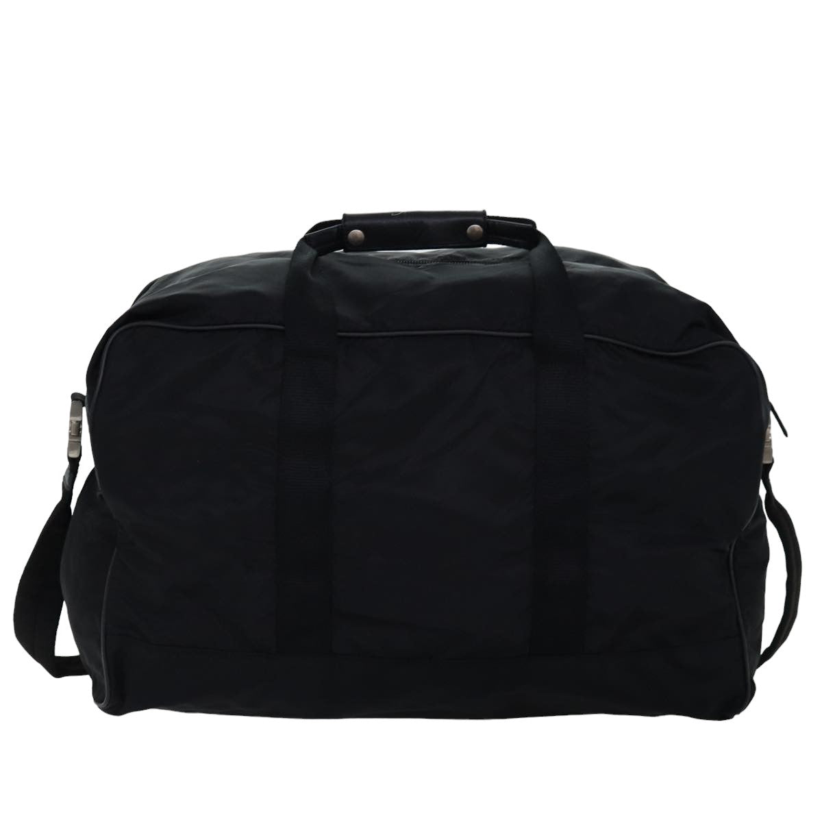 PRD Boston Bag Nylon 2way Black Auth 76660