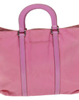 PRD Hand Bag Nylon 2way Pink Auth 76801
