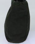 PRD Hand Bag Nylon Khaki Auth 76966
