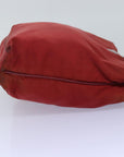 PRD Hand Bag Nylon Red Auth 76974