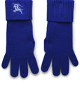 BBERRY Blue Cashmere Blend Gloves Woman