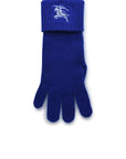 BBERRY Blue Cashmere Blend Gloves Woman