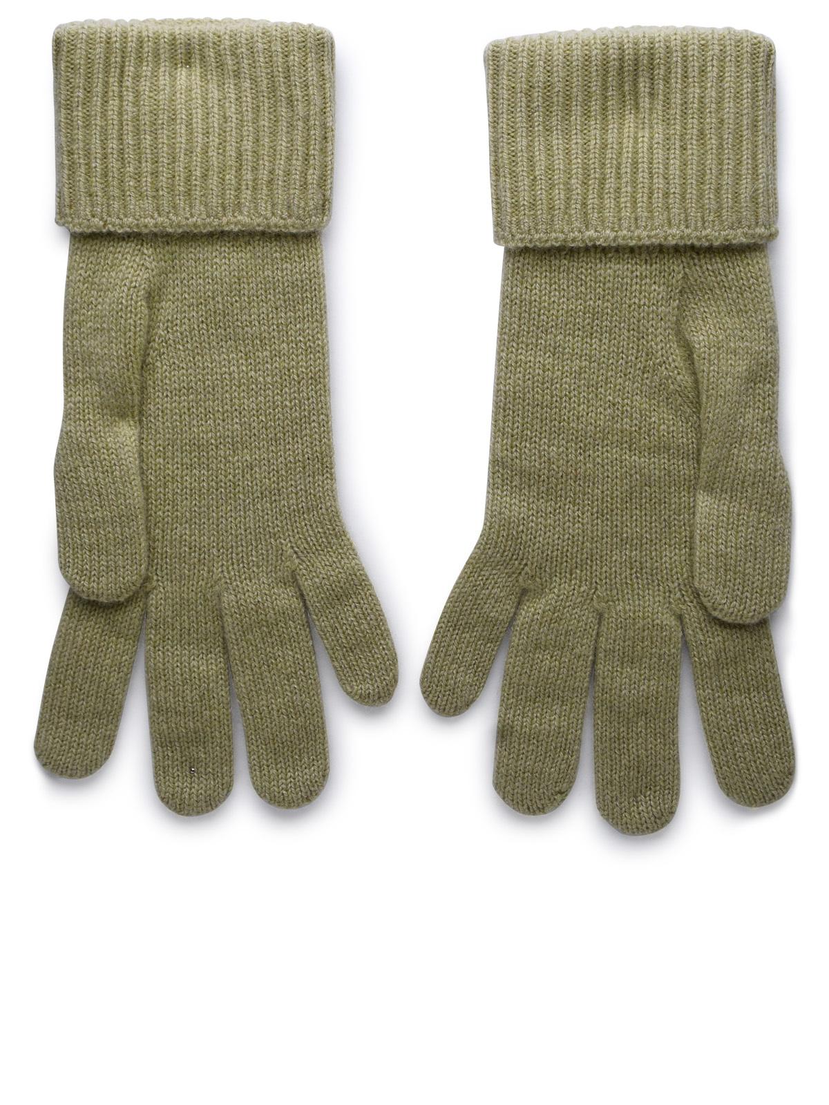 BBERRY Beige Cashmere Blend Gloves Woman