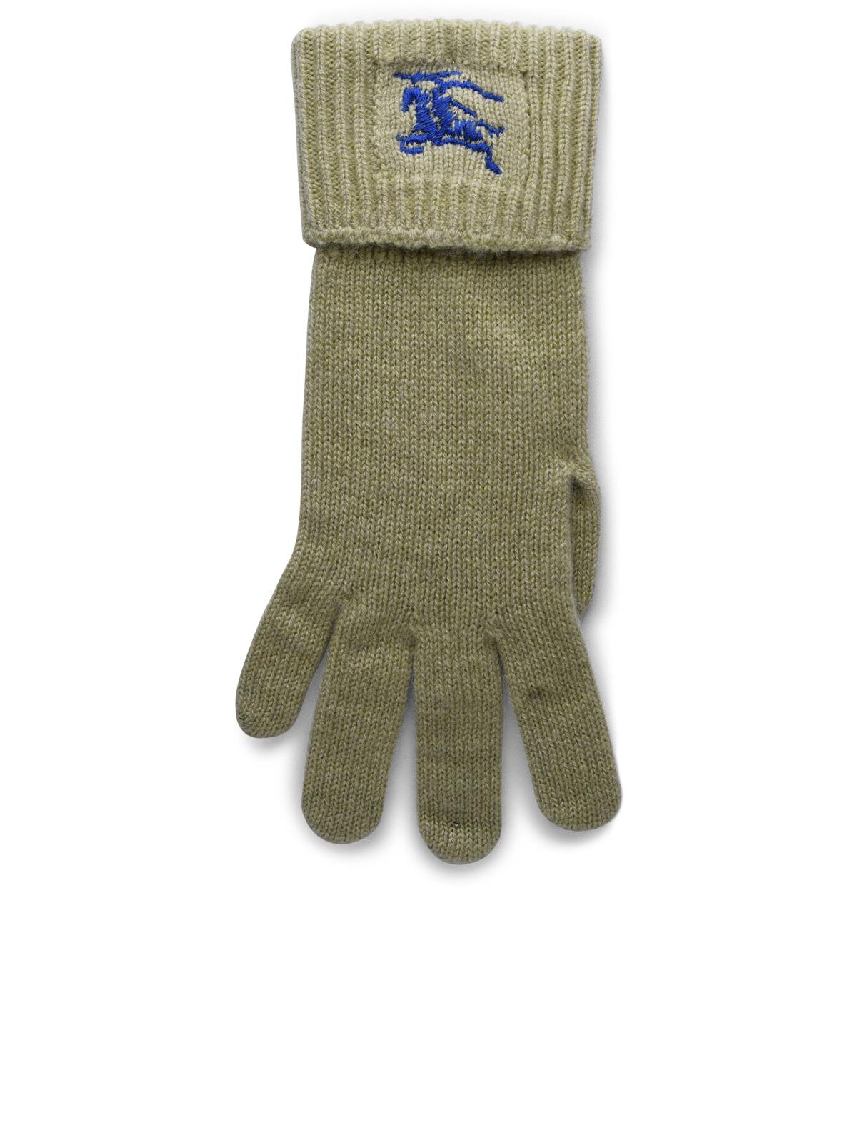 BBERRY Beige Cashmere Blend Gloves Woman