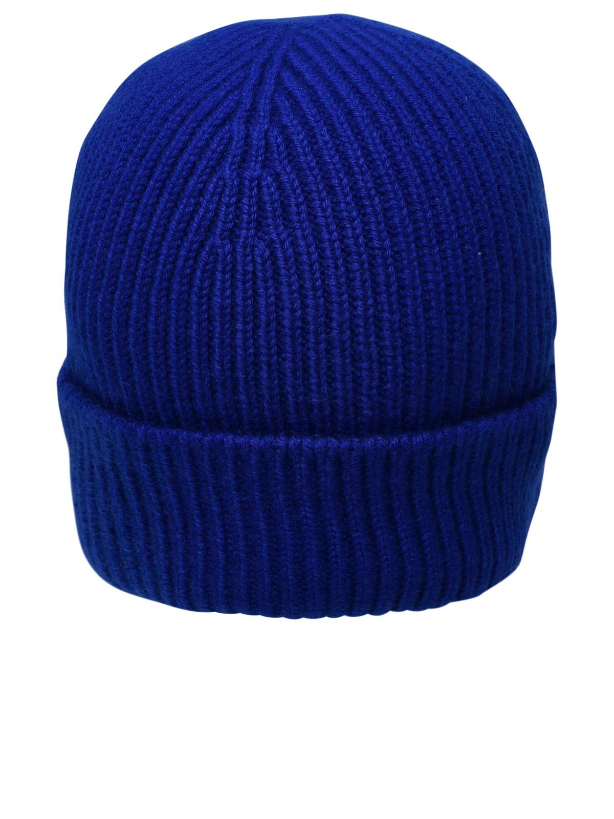 BBERRY Blue Cashmere Beanie Woman