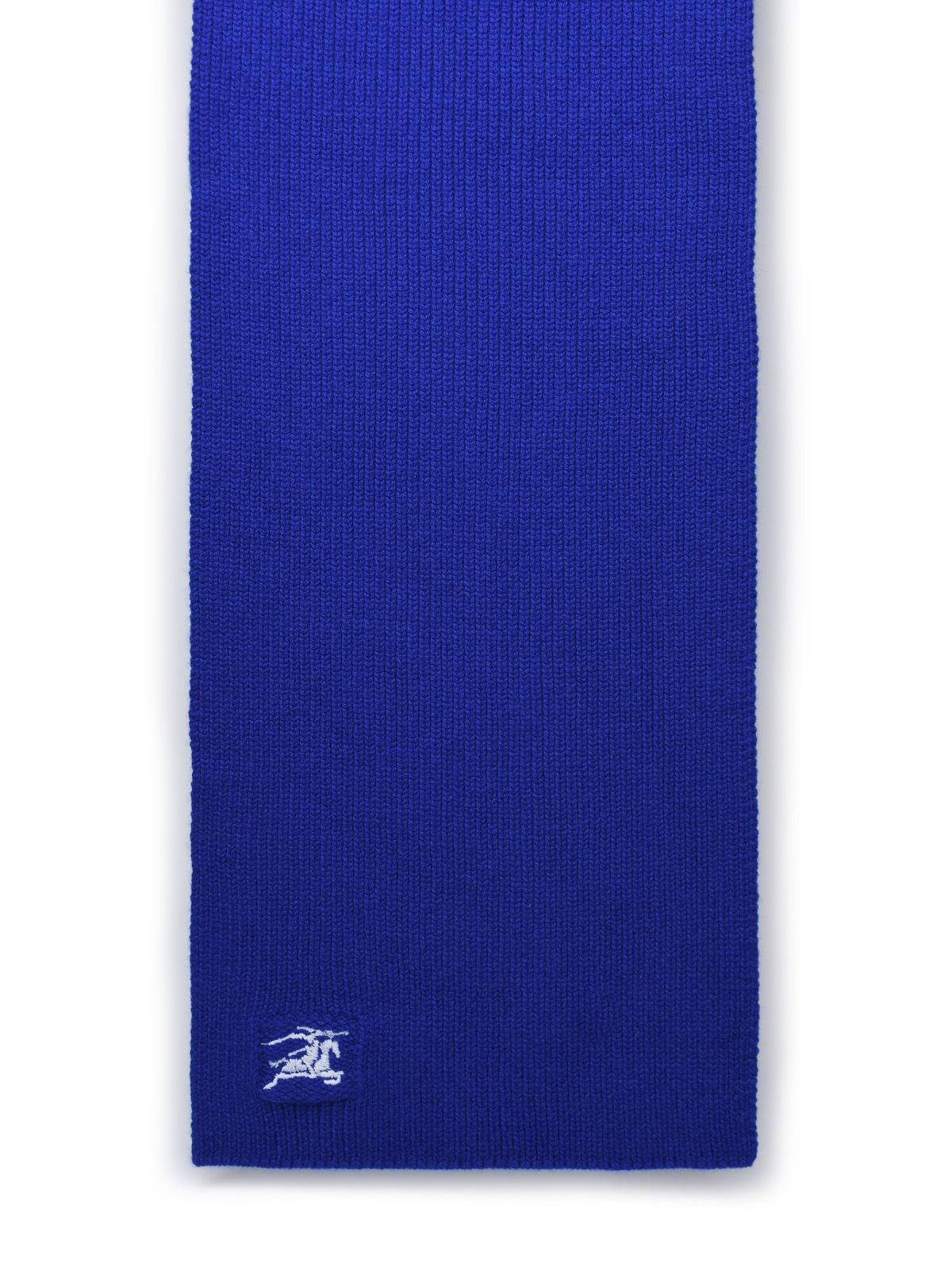 BBERRY Blue Cashmere Scarf Woman