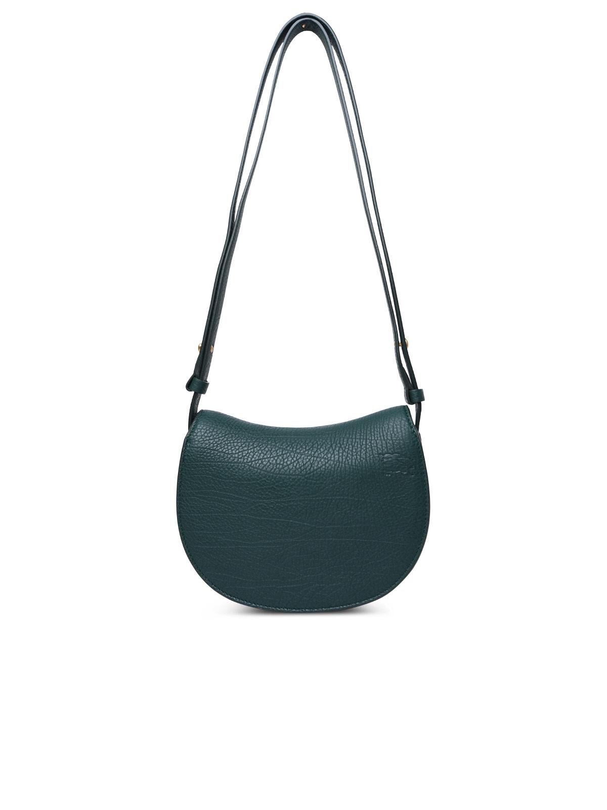 BBERRY 'Rocking Horse' Mini Bag In Green Leather Woman