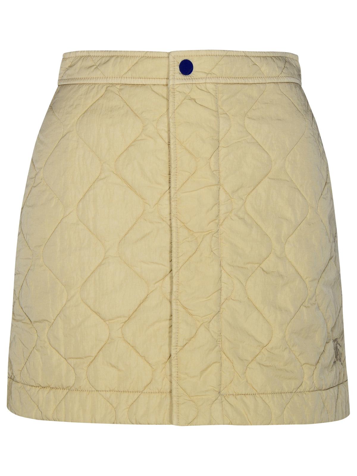 BBERRY Beige Nylon Miniskirt Woman