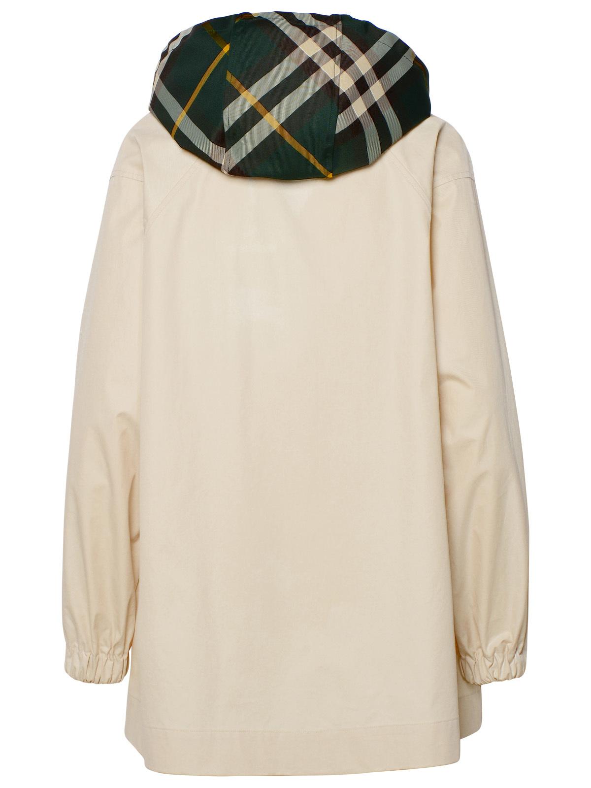 BBERRY Beige Cotton Trench Coat Woman