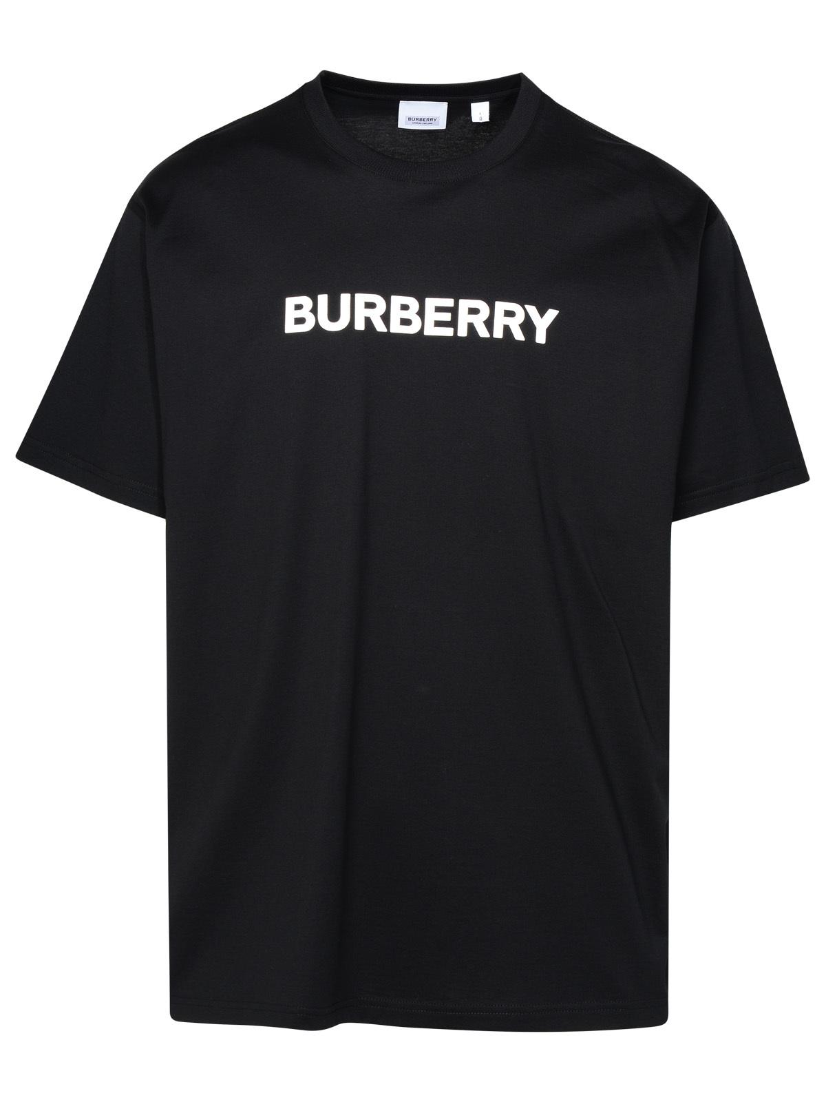 BBERRY Black Cotton T-Shirt Man