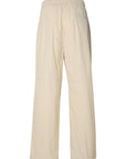 BBERRY Beige Cotton Blend Trousers Man