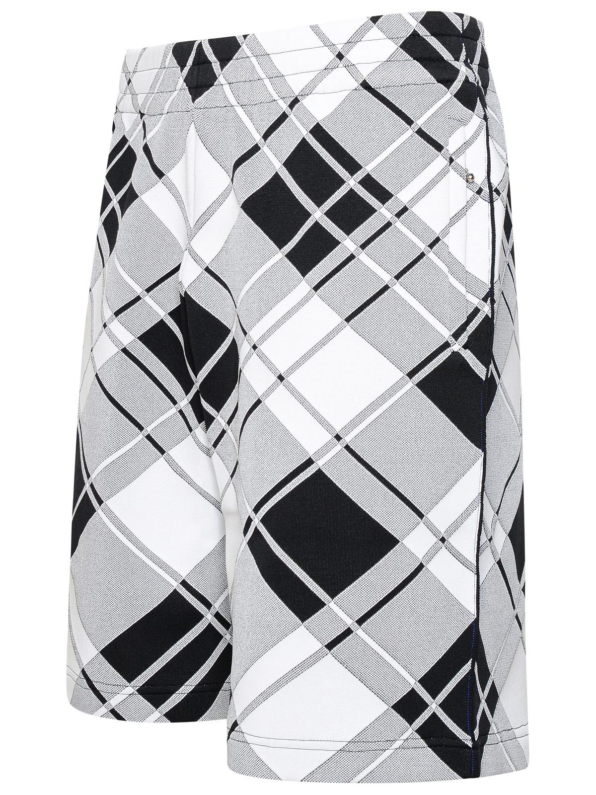 BBERRY Bermuda Shorts In Black Viscose Blend Man