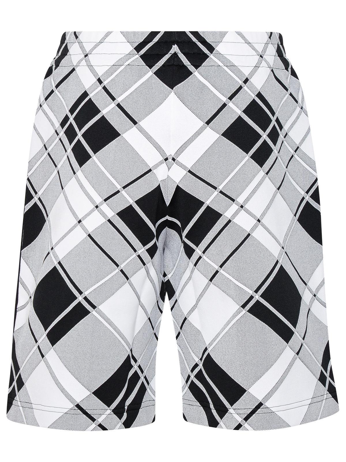 BBERRY Bermuda Shorts In Black Viscose Blend Man
