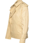 BBERRY Beige Paper-Fibre Blend Jacket Woman