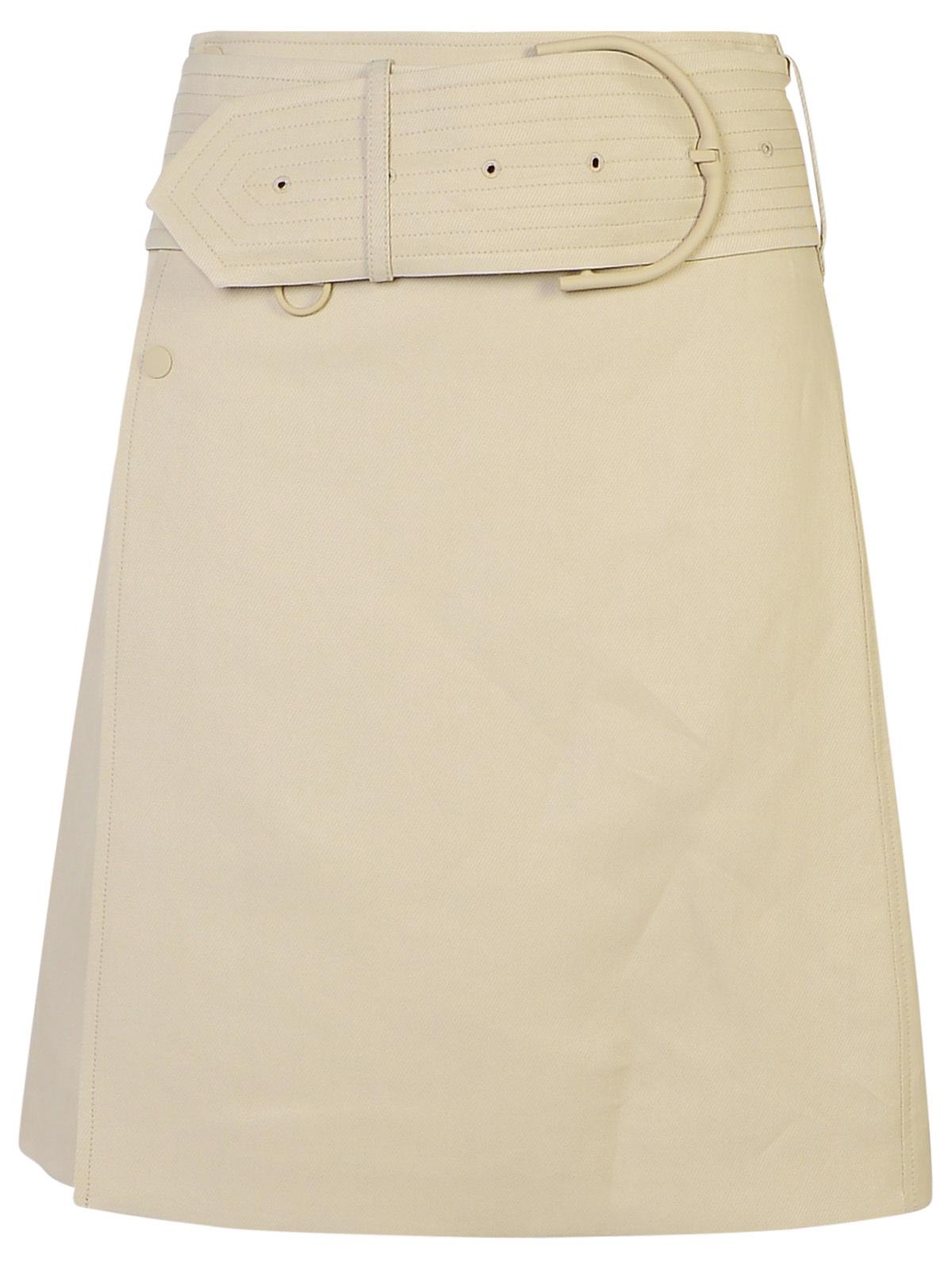 BBERRY 'BBERRY' 'Midi' Beige Miniskirt Woman