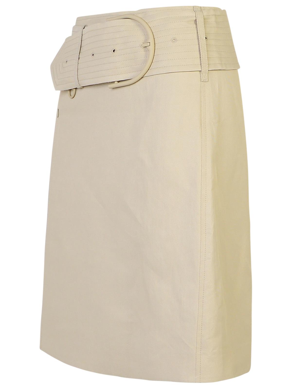 BBERRY 'BBERRY' 'Midi' Beige Miniskirt Woman
