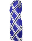 BBERRY Blue Silk Dress Woman