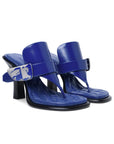 BBERRY 'Bay' Blue Leather Sandals Woman
