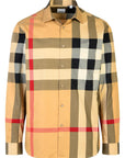 BBERRY 'Summerton' Beige Cotton Shirt Man