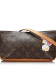 Brown LV Monogram Panda Trotteur Takashi Murakami Crossbody Bag