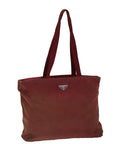 PRD Hand Bag Nylon Red Auth 77352