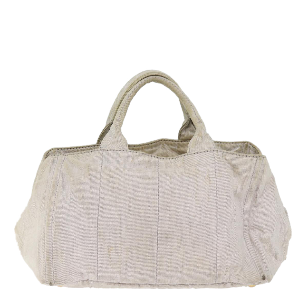PRD Canapa MM Hand Bag Canvas 2way Gray Auth 77360