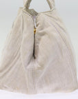 PRD Canapa MM Hand Bag Canvas 2way Gray Auth 77360