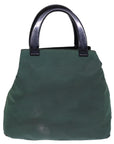 PRD Hand Bag Nylon Khaki Auth 77672