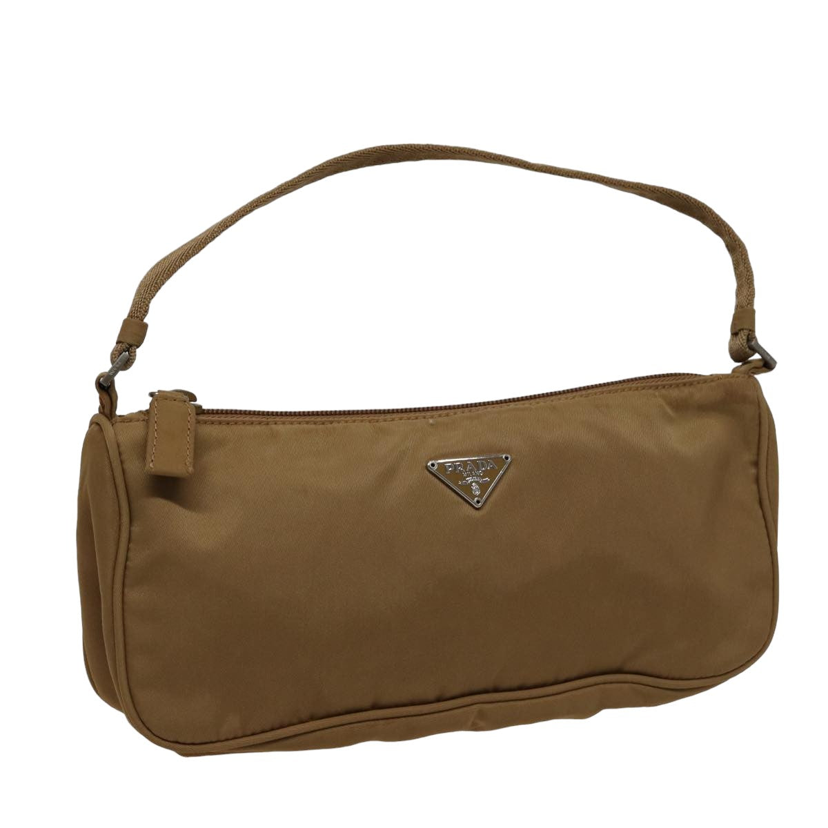 PRD Accessory Pouch Nylon Beige Auth 77743