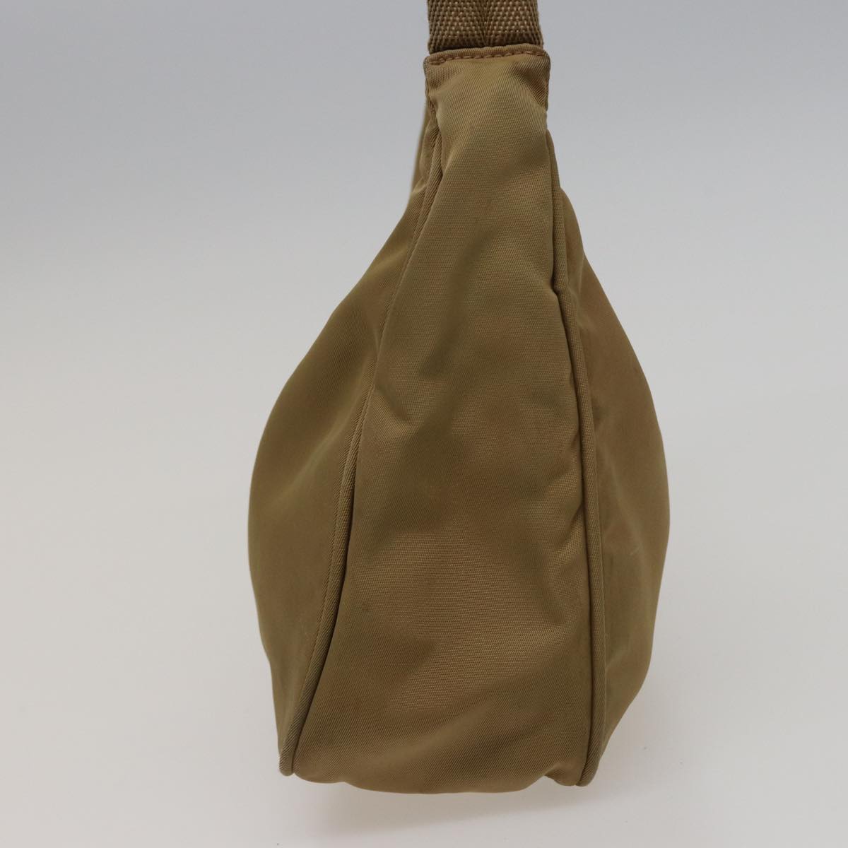 PRD Hand Bag Nylon Beige Auth 77744
